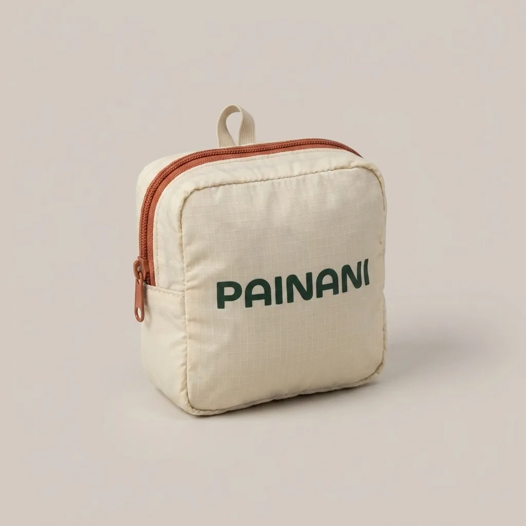 PAINANI wind shell packed into its own chest pocket